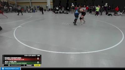 285 lbs Cons. Round 1 - Kade Crawford, All American Wrestling Club vs Roy Phelps, Beat The Streets Chicago-Midway
