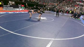 G100-5A 3rd Place Match - Shayla Wolters, Riverdale Ridge Girls vs Lilly Lundy, Lewis-Palmer Girls