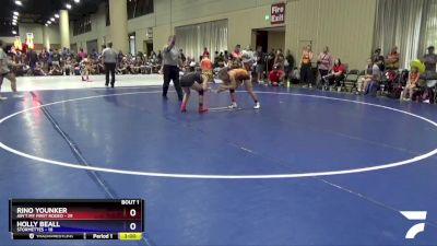 120 lbs Round 1 (4 Team) - Holly Beall, Stormettes vs Rino Younker, Ain`t My First Rodeo