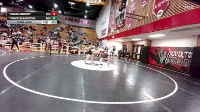 150 lbs Cons. Semi - Kolbe Merritt, Star Valley vs Trace Blajszczak, Natrona County