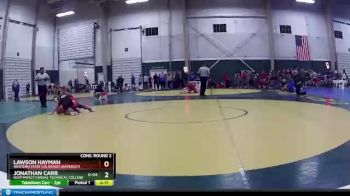 165 lbs Cons. Round 2 - Jonathan Carr, Northwest Kansas Technical College vs Lawson Hayman, Western State Colorado University