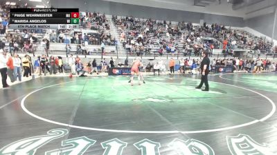 U23 Women - 65 lbs 5th Place Match - Paige Wehrmeister, MO vs Marisa Angelos, WI