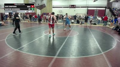 285 lbs Semis - Jake Simpkins, White Bear Lake Wrestling vs Sawyer Schendel, Jack Pine Savage