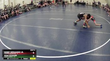 85 lbs Round 3 (6 Team) - Ryan Schauer, North Dakota 1 vs Bobby Hernandez Jr., Wyoming Renegades