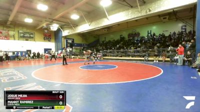 120 lbs Cons. Round 2 - Josue Mejia, Valley View vs Manny Ramirez, Costa Mesa