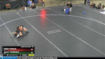 92 lbs Quarterfinal - Rocky Thompson, MO vs Vinny Ferrari, TX