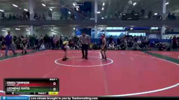 80 lbs Finals (2 Team) - Leonidas Giatis, Highland vs Owen *Simpson, Jackson