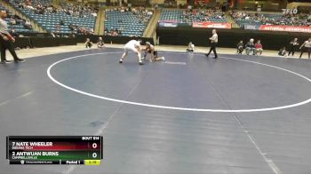 157 lbs 5th Place Match - 2 Antwuan Burns, Campbellsville vs 7 Nate Wheeler, Indiana Tech