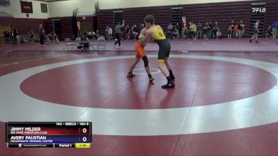 14U-5 lbs Round 1 - Jimmy Milder, Big Game Wrestling Club vs Avery Paustian, McDominate Training Center