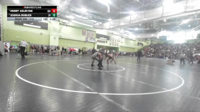 113 lbs Semifinal - Henry Aslikyan, BIRMINGHAM vs Joshua Robles, EAGLE ROCK