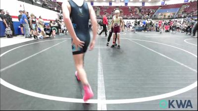 64 lbs Consi Of 8 #2 - Nixon Goodspeed, Rough Riders vs Kaden Findley, Blue Devil Wrestling