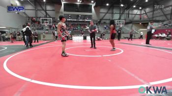 120-130 lbs Rr Rnd 3 - Terico Leslie, Tulsa North Mabee Stampede vs JT Vaughn, Skiatook Youth Wrestling