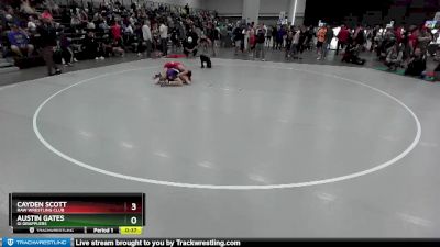 106 lbs Cons. Round 1 - Cayden Scott, Raw Wrestling Club vs Austin Gates, GI Grapplers