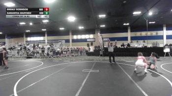 123 lbs Consi Of 16 #2 - Brenly Robinson, MAW Wrestling Academy vs Samantha Martinez, Cobra Kai