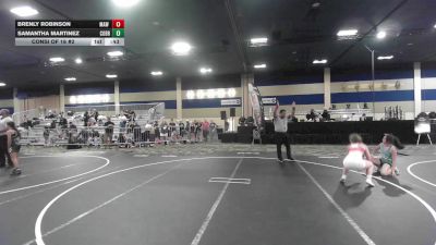 123 lbs Consi Of 16 #2 - Brenly Robinson, MAW Wrestling Academy vs Samantha Martinez, Cobra Kai