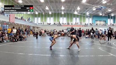 126 lbs Round 2 (4 Team) - Bradley Patterson, The Outsiders vs Mario Dibella, Applied Pressure