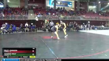 182 lbs Round 3 (3 Team) - Warren Rolf, Waverly vs Riley Johnson, Kearney