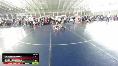 54 lbs Semifinal - Ryker Henderson, Top Of The Rock Wrestling Club vs Kruizemen Myers, Colorado Outlaws