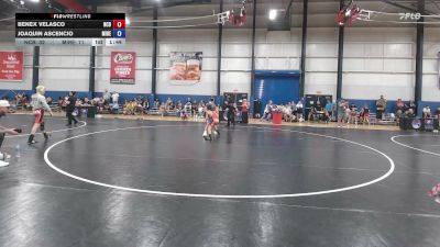 92 lbs Benex Velasco, North Carolina Blue vs Joaquin Ascencio, Michigan Red