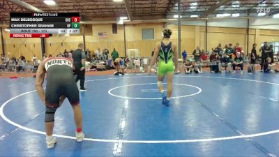 174 lbs Quarterfinal - Max DelBosque, Clackamas Community College vs Christopher Graham, Providence (Mont.)