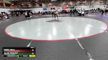 133 lbs Cons. Round 7 - Daryl Mills, Missouri Baptist University vs Blake Woolsey, Providence (Mont.)