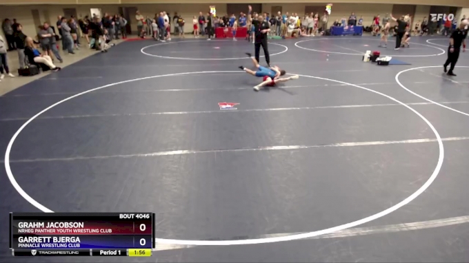 97 lbs Quarterfinal - Grahm Jacobson, NRHEG Panther Youth Wrestling ...