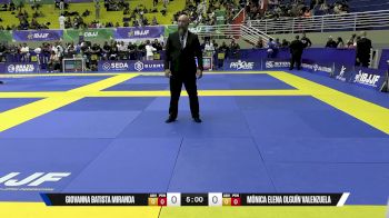 Mónica Elena Olguín Valenzuela vs Giovanna Batista Miranda 2025 Brasileiro Jiu-Jitsu IBJJF