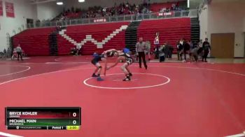 126 lbs Round 1 - Bryce Kohler, Graham vs Michael Main, Brunswick