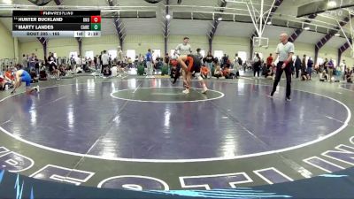 165 lbs Quarterfinal - Hunter Buckland, Ohio Northern Univerity vs Marty Landes, Case Western