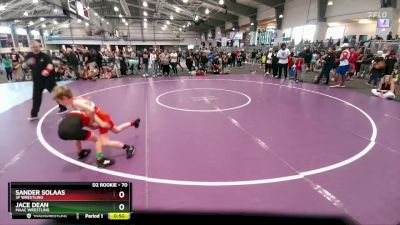 70 lbs Cons. Round 2 - Sander Solaas, 3F Wrestling vs Jace Dean, MAAC Wrestling