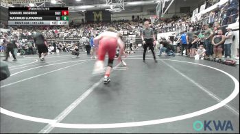 140 lbs Quarterfinal - Samuel Moreno, Choctaw Ironman vs Maximus Lupardus, All American Wrestling