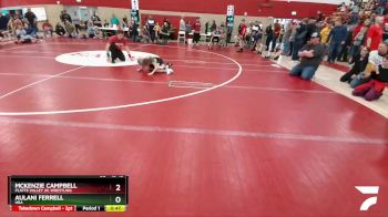 46-49 lbs Round 4 - Aulani Ferrell, HRA vs McKenzie Campbell, Platte Valley Jr. Wrestling