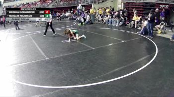 60 lbs Champ. Round 1 - Brigham Schweitzer, Broken Bow Wrestling Club vs McKlain Knudtson, Central City JR. Wrestling