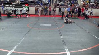 75_B lbs Round Of 32 - Daniel Spicer, Downingtown West vs Hunter Huya, Saegertown