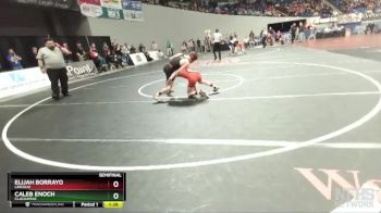 6A-106 lbs Semifinal - Caleb Enoch, Clackamas vs Elijah Borrayo, Lincoln