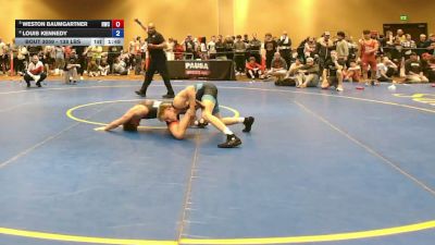 138 lbs Quarters - Weston Baumgartner, Headhunters Wrestling Club vs Louis Kennedy