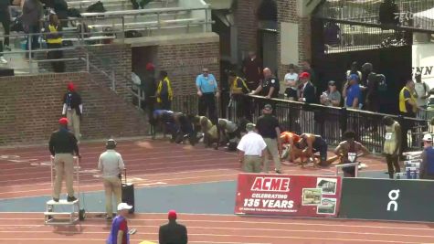 Watch College Men's 110m Hurdles Prelims (Event 354) Heat 3 At 2026 Penn Relays