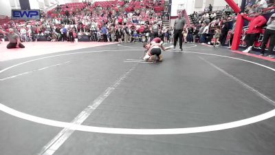 73-76 lbs Quarterfinal - Jax Henderson, IRONMEN Wrestling Club vs Aurora Bearden, Skiatook Youth Wrestling