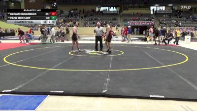 175 lbs Quarterfinal - Zack Mccoart, Johnson Central vs KEIGAN REISENBECK, Ryle