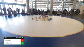 120 lbs Cons. Round 1 - Alfred Cabot, Aptos vs Emilio Taylor, Spring Hills