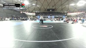 Girls 4A 190 lbs Cons. Round 2 - Alizah Gutierrez, Eisenhower (Girls) vs Madelyn Morrical, Hanford (Girls)