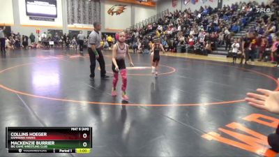 B-2 lbs Quarterfinal - Collins Hoeger, Hammerin Hawks vs Mackenzie Burrier, Big Game Wrestling Club