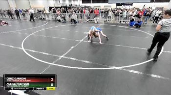 87 lbs Quarterfinal - Ace Schweitzer, MWC Wrestling Academy vs Cruz Gannon, Sebolt Wrestling Academy