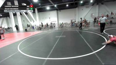 77 lbs Consolation - Camren Redwine, Juggernaut WC vs Julian Escobedo, Unattached