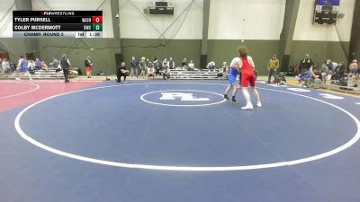 Open Men GR - 70 lbs Champ. Round 2 - Tyler Pursell, Washington vs Colby McDermott, Outlaw Wrestling Club