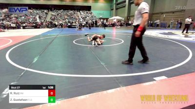 61 lbs Round Of 16 - Rocky Ruiz, Red Wave Wrestling vs Zane Gustafson, Florida Scorpions