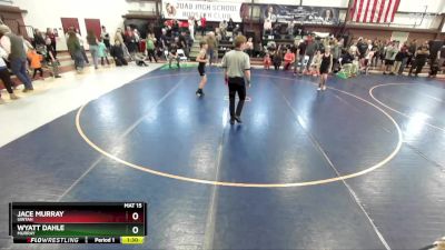 90 lbs Champ. Round 1 - Wyatt Dahle, Murray vs Jace Murray, Uintah