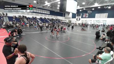 125 lbs Cons. Round 3 - Savannah Gutierrez, Costa Training Center vs Sophia Granillo, Villa Park High School