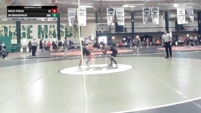 125 lbs Consi Of 8 #1 - Dale O'Blia, Princeton vs JB Dragovich, George Mason