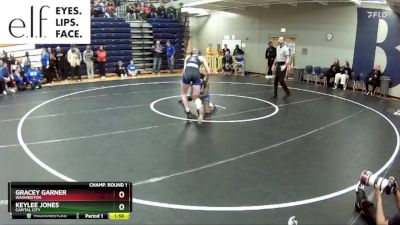 120 lbs. Champ. Round 1 - Gracey Garner, Washington vs Keylee Jones, Capital City